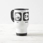 食べて下さい。 睡眠。 フットボール。 マグ (正面左)