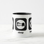 食べて下さい。 睡眠。 フットボール。 マグ (中央)