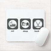 食べて下さい。 睡眠。 ホッケー。 マウスパッド (マウス)