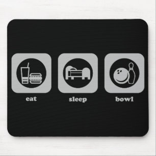 食べて下さい。 睡眠。 ボール。 マウスパッド
