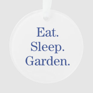 食べて下さい。 睡眠。 庭 オーナメント
