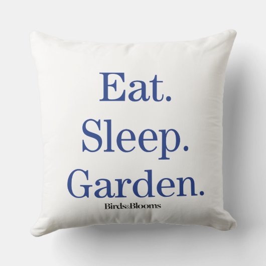 食べて下さい。 睡眠。 庭 クッション (裏面)