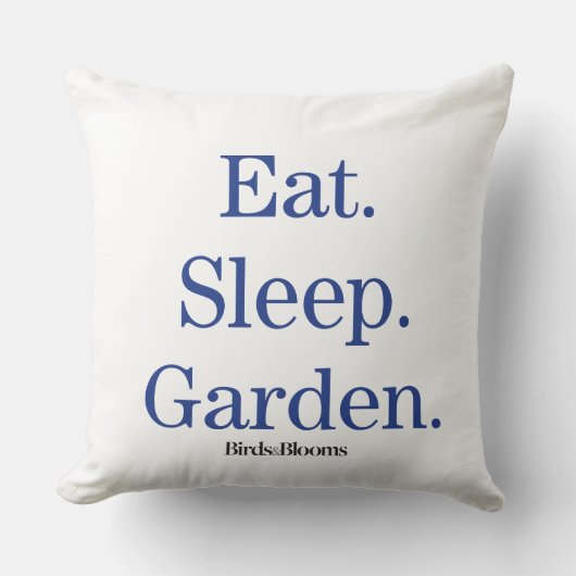 食べて下さい。 睡眠。 庭 クッション (正面)