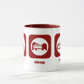 食べて下さい。 睡眠。 操業。 マグ (中央)