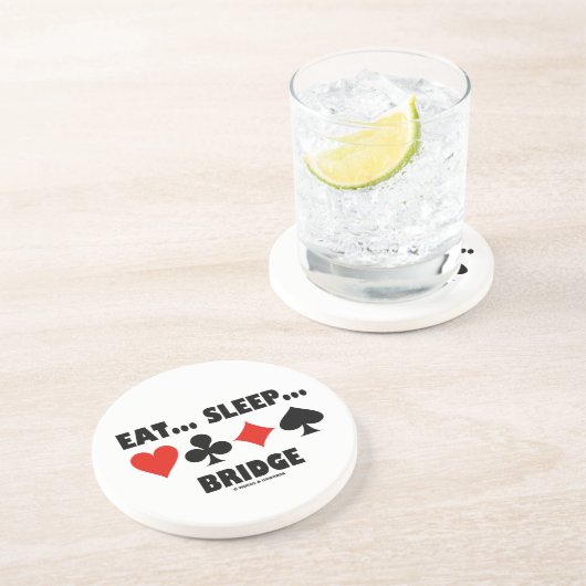 食べて下さい… 睡眠… 橋(橋ユーモアカードスーツ) コースター (側面)