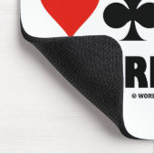 食べて下さい… 睡眠… 橋(橋ユーモアカードスーツ) マウスパッド (コーナー)