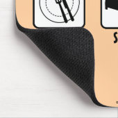 食べて下さい。 睡眠。 物理学 マウスパッド (コーナー)