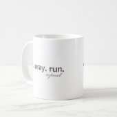 食べて下さい。 祈って下さい。 操業。 コーヒー・マグ コーヒーマグカップ (正面左)