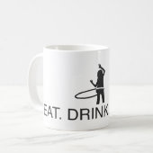 食べて下さい。 飲み物。 たが。 通勤者のマグ コーヒーマグカップ (正面左)
