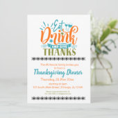 食べて飲んで感謝しよう 招待状 (スタンド正面)