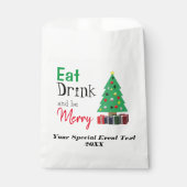 食べて、飲んで、楽しく過ごそう フェイバーバッグ (正面)