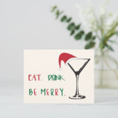 食べなさい。ドリンク.あメリーれ。クリスマスポストカード シーズンポストカード (スタンド正面)