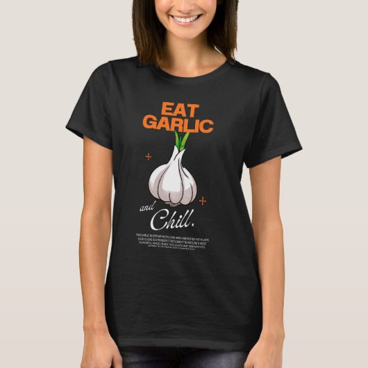 食べにんにく Tシャツ (正面)