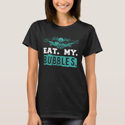 食べのおもしろい Tシャツ (正面)