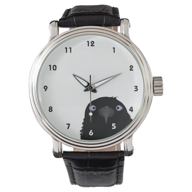 食べのクロウ時計 腕時計 (正面)