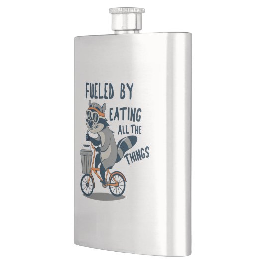 食べの全てのものレークーンサイクリング フラスク (左)
