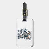 食べの全てのものレークーンサイクリング ラゲッジタグ (正面縦)