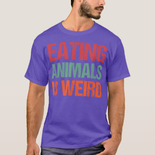 食べの動物はビーガン風変わりベジタリアンプライドアニ Tシャツ