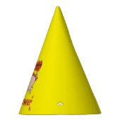 食べは私の超大国レッドクローンプグ漫画スタイル パーティーハット (右)