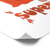 食べは私の超大国レッドクローンプグ漫画スタイル ポスター (角)