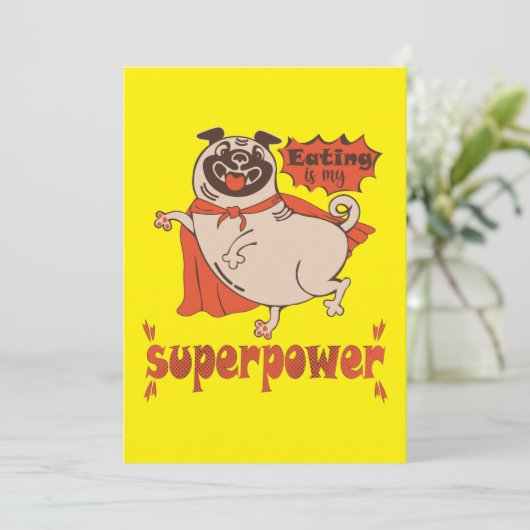 食べは私の超大国レッドクローンプグ漫画スタイル 招待状 (スタンド正面)