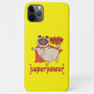 食べは私の超大国レッドクローンプグ漫画スタイル iPhone 11 PRO MAXケース