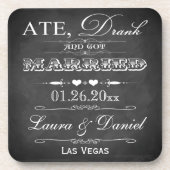 食べましたり、飲みました及び結婚されてコースターを結婚することは(6)を置きました コースター (正面)