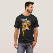 食べもっとピザ Tシャツ (正面フル)