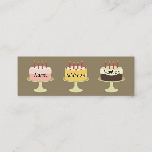 食べよう! コーリングカード (正面)