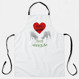 食べよく寝る エプロン