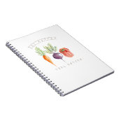 食べより |健康な野菜 |水彩 ノートブック (右側)