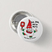 食べよ酒を飲んで楽しんでくれ 缶バッジ (正面&裏面)