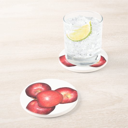 食べりんご寝る コースター (側面)