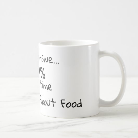食べるのが好きな人へ贈る面白い引用 コーヒーマグカップ (右)