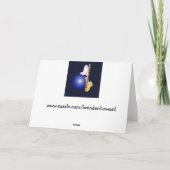 食べる人のバニーのハッピーイースター シーズンカード (裏面)