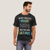 食べる魔法が必要 Tシャツ (正面フル)