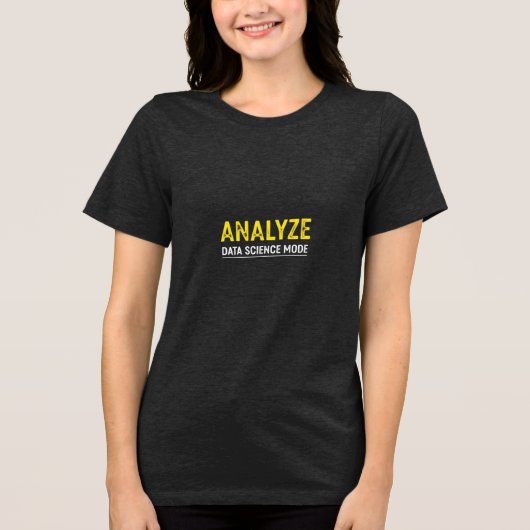 食べる 分析 寝る 繰り返す トライブレンドＴシャツ (正面)