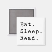 食べる。寝る。読む。 マグネット (正面/裏面)