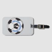 食べる 睡眠 サッカー 繰り返す ラゲッジタグ (正面横)