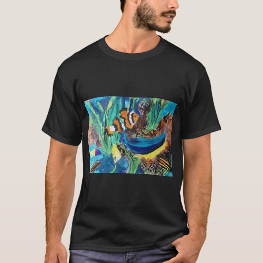 食べる 睡眠 水 交換 繰り返す Tシャツ (正面)