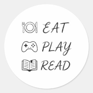 食べる 遊ぶ 読む svg ラウンドシール
