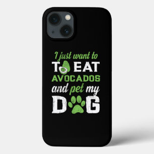 食べアボカドスが飼おもしろいう犬ビーガン犬愛好家T iPhone 13ケース