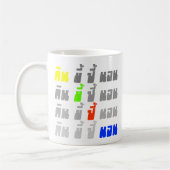 食べウンチブームスリープ★タイ語★ コーヒーマグカップ (左)