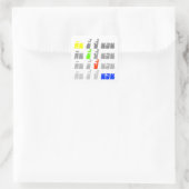 食べウンチブームスリープ★タイ語★ スクエアシール (バッグ)