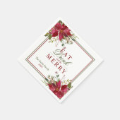 食べエレガント酒を飲む スタンダードカクテルナプキン (角)