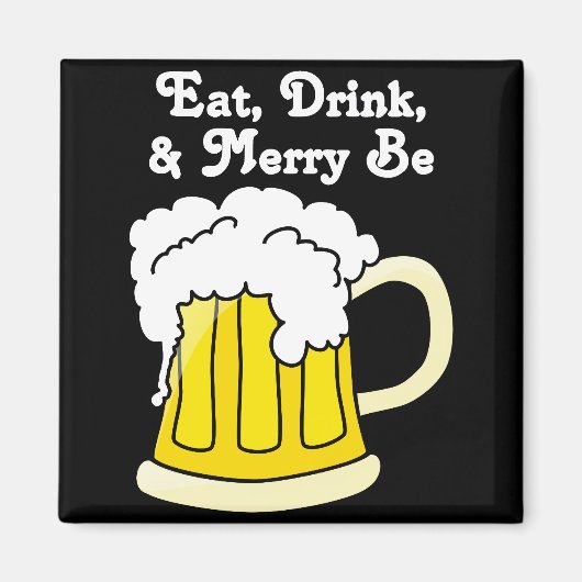 食べオクトーバーフェスト2に対してメリー飲む マグネット (正面)