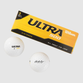 食べカスタムWilson Ultra 500ディスタンスのゴルフボール ゴルフボール