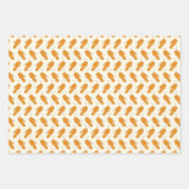 食べカッコいい物チキンのタイルパーティー ラッピングペーパーシート (正面3)