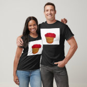 食べカップケーキ Tシャツ (ユニセックス)