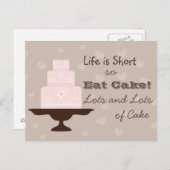 食べケーキ！ ポストカード (正面/裏面)